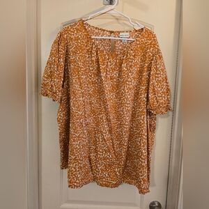 Women's Plus Size Blouse Short Sleeve
